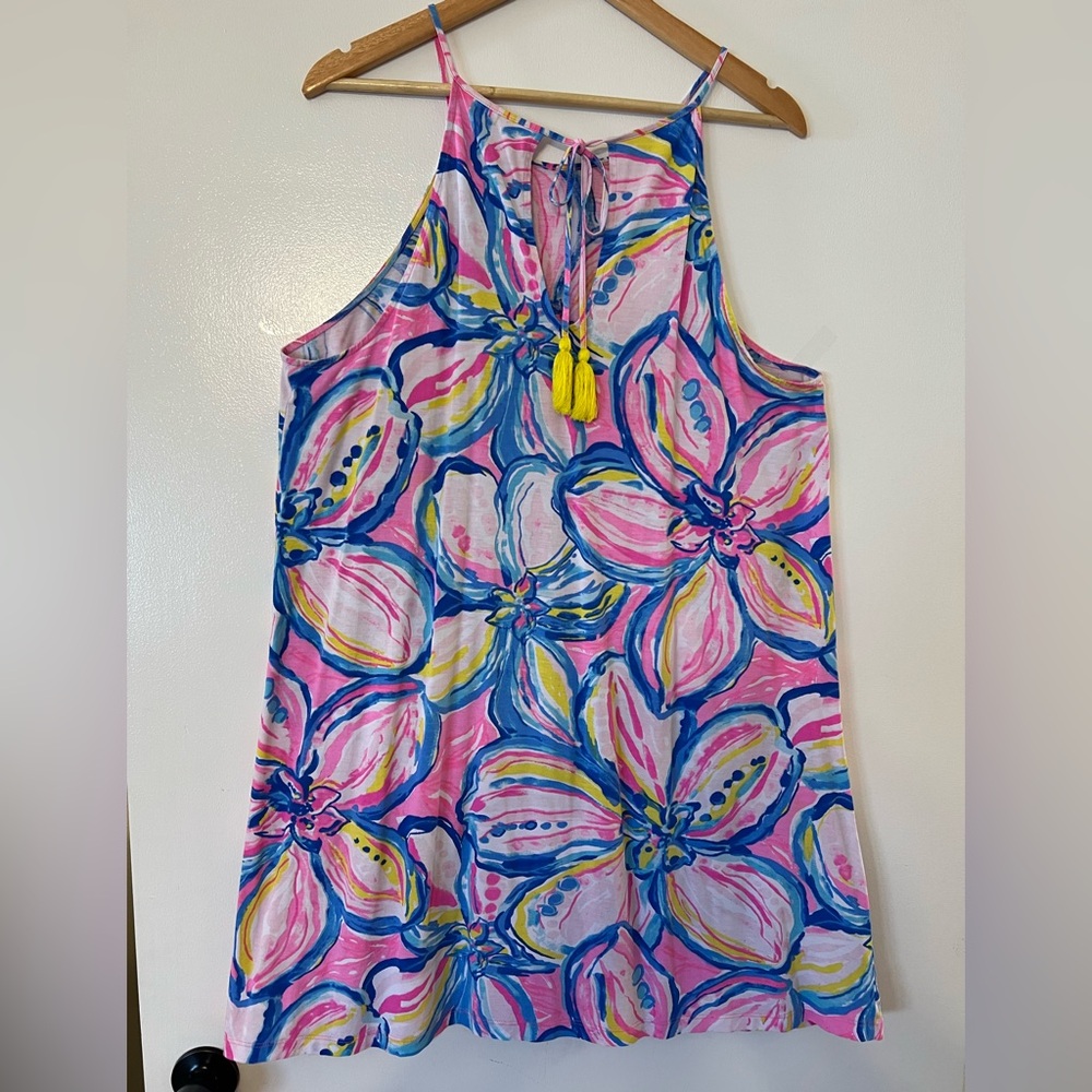 Lilly Pulitzer Sunset  The Sunny Side Margot Woman’s Size XL Dress - Picture 6 of 7